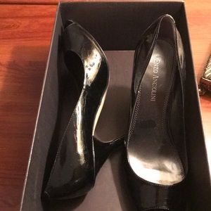 Black Patton Leather evening shoes: